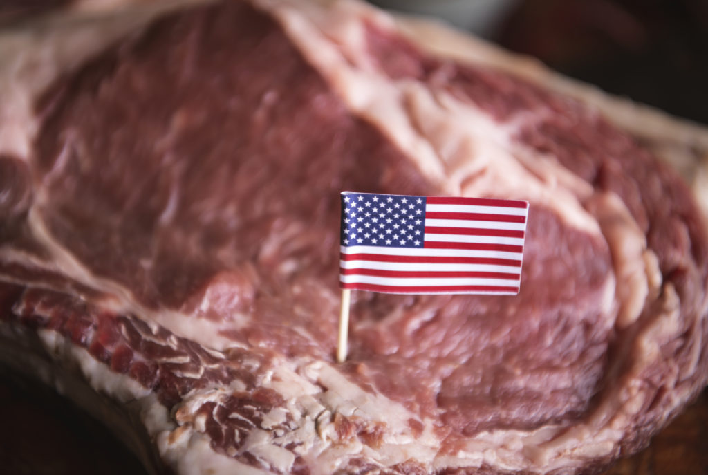 Fresh American beef food photography recipe idea