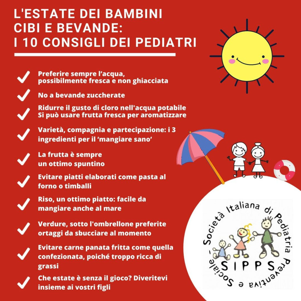 decalogo bambini estate sipps