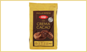 richiamo coop frolle ripiene cacao