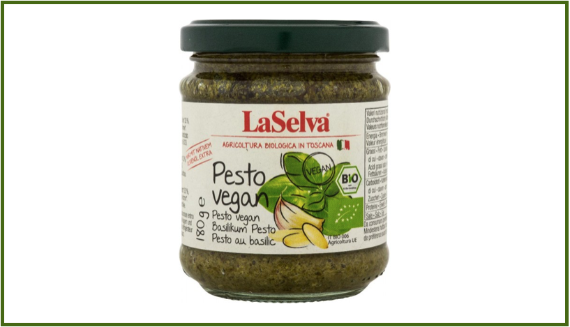 richiamo pesto vegan bio la selva