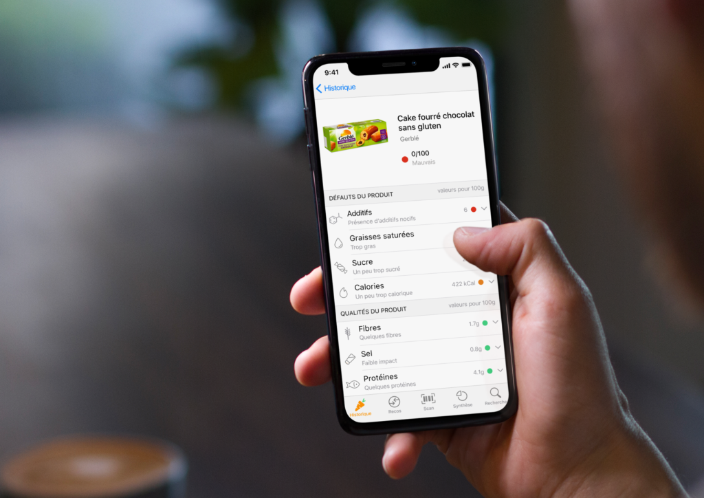 yuka smartphone mano