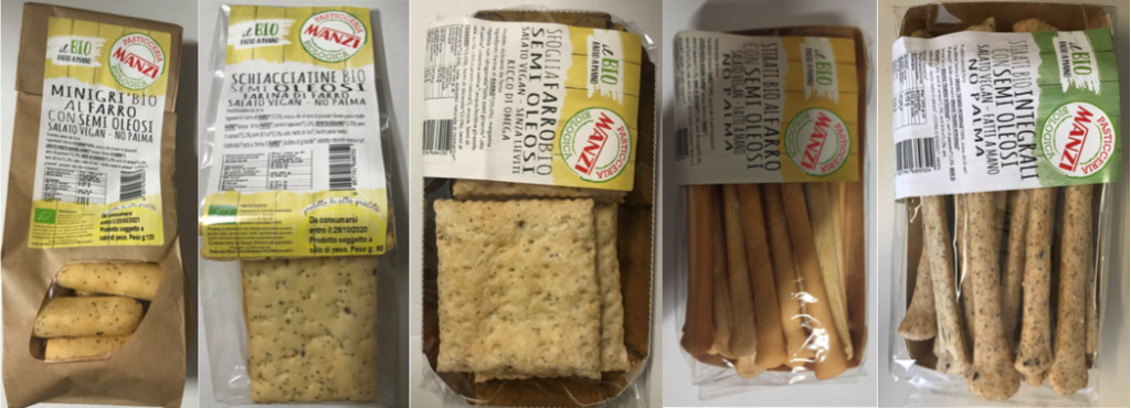 pasticceria biologica manzi minigrì schiacciatine sfoglia stirati