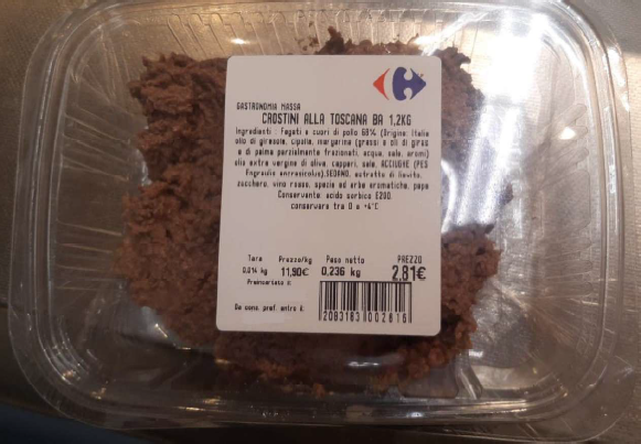 carrefour crostini alla toscana