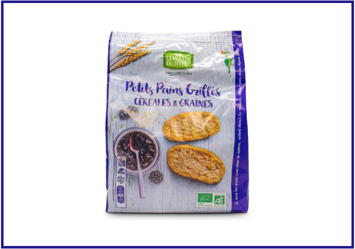 richiamo crostini semi cereali bio sesamo