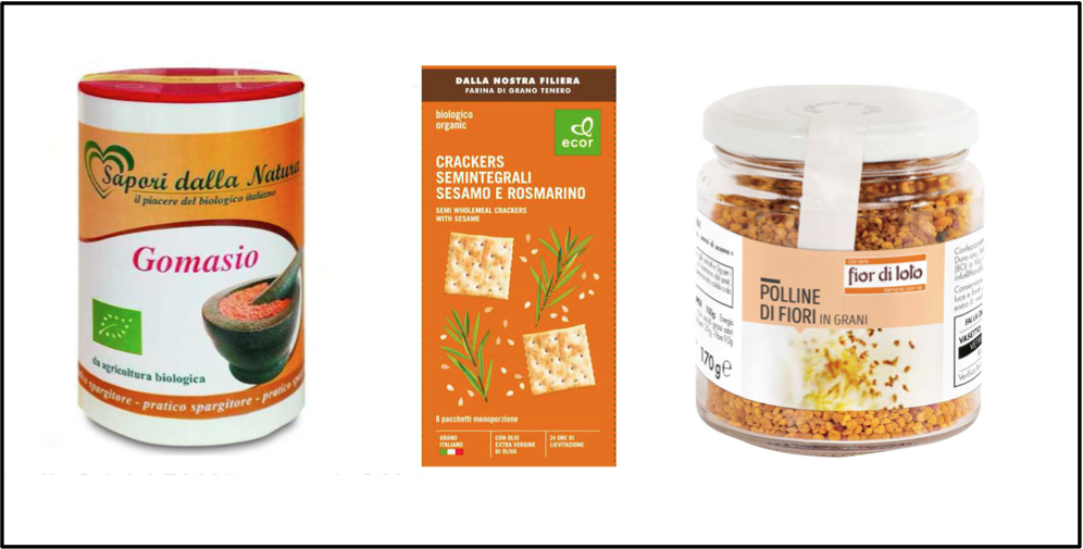 naturasì gomasio cracker polline