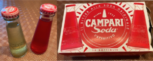 Campari confezione e bottiglia decolorata