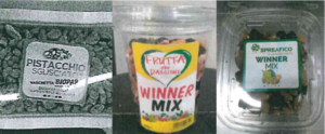 allerta alimentare pistacchi winner mix frutta secca