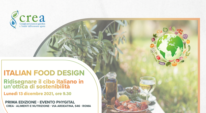 locandina evento crea italian food design