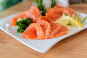 sashimi di salmone