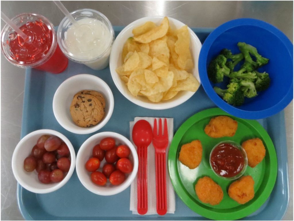 test bambini scelta vassoio