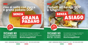 afidop nutri-score grana padano asiago