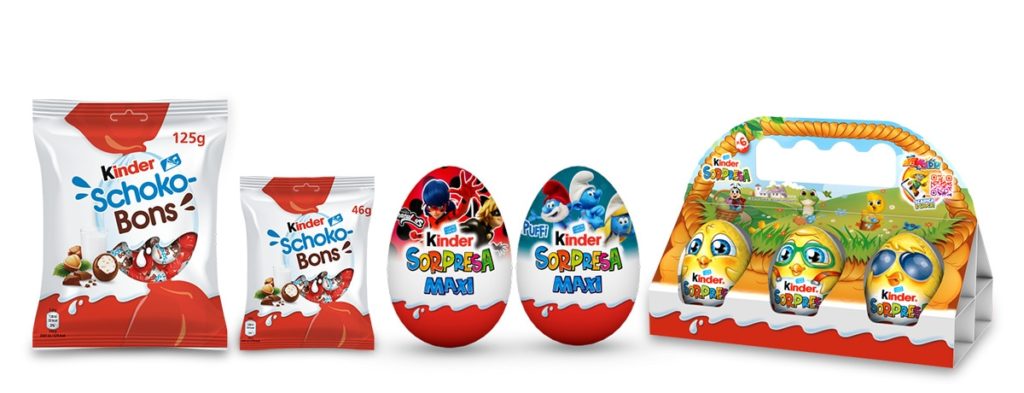 kinder ferrero kinder sorpresa maxi pulcini