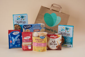 Too Good Too Go: prodotti Kellogg, Scotti ed Eridania con borsa di carta