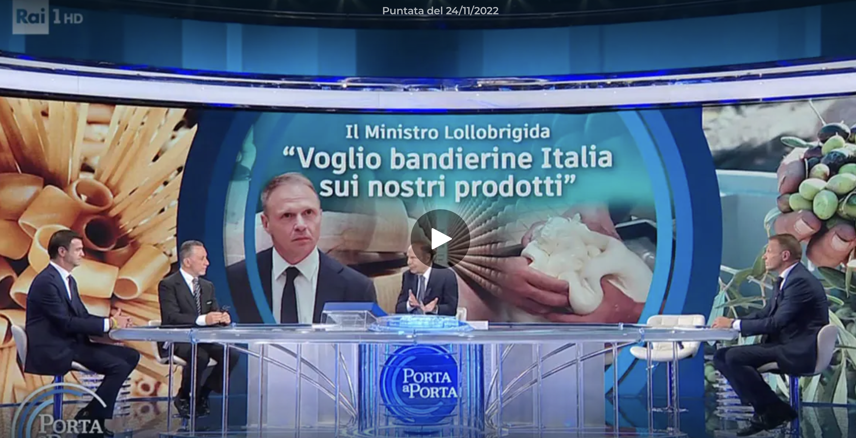 porta a porta rai uno 1 nutri score 2022