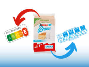 Kinder brioss Nutri-Score vs Nutrinform