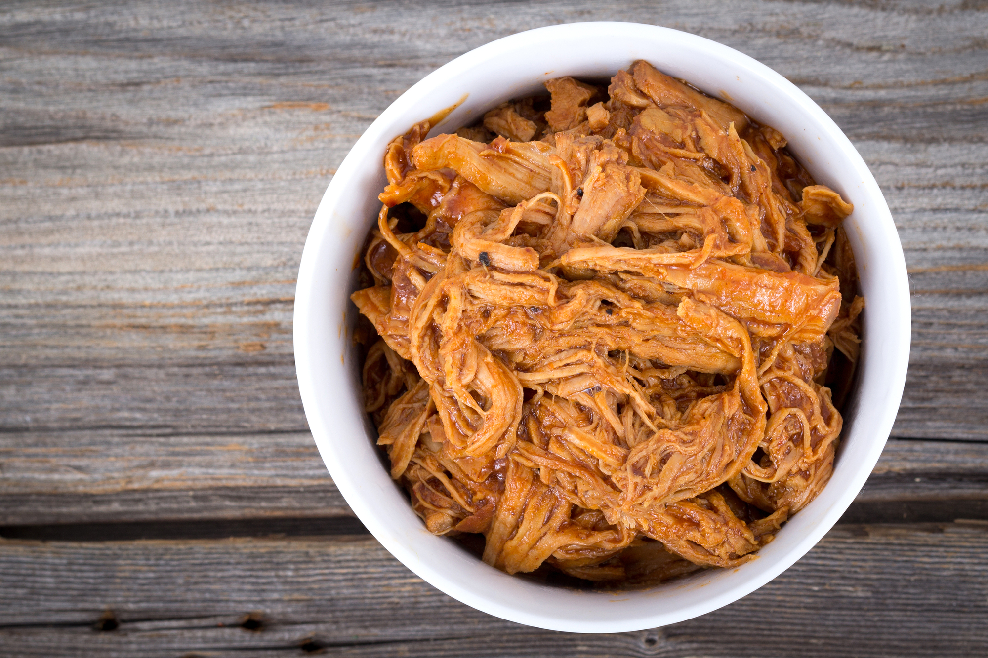 pulled pork sfilacci di carne di maiale con salsa barbecue