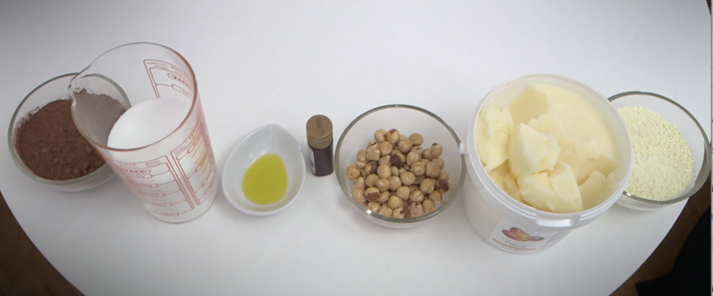 la composizione della Nutella