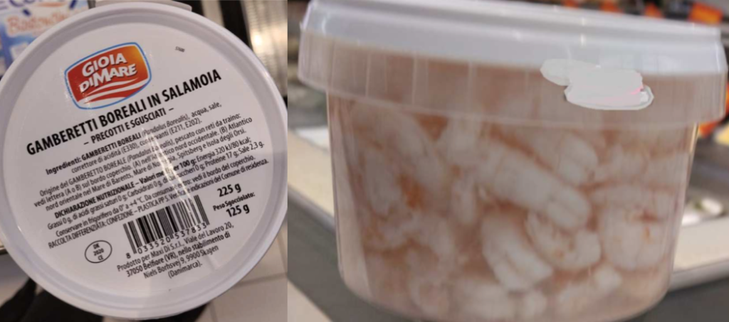 gamberetti boreali in salamoia gioia di mare