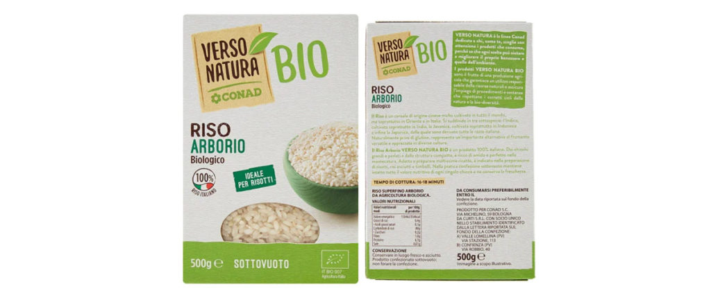 riso arborio verso natura coad bio