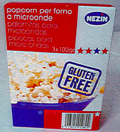 popcorn per microonde nezin