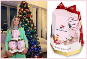 Chiara Ferragni pandoro Balocco