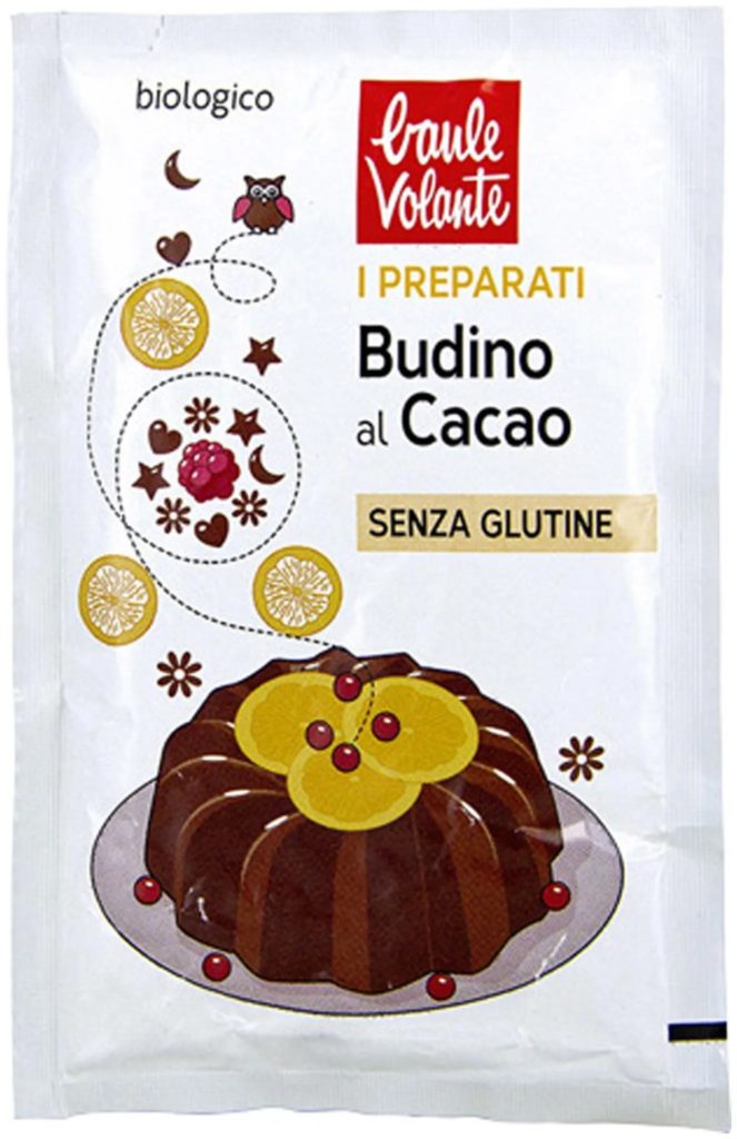 preparato budino cacao Baule Volante