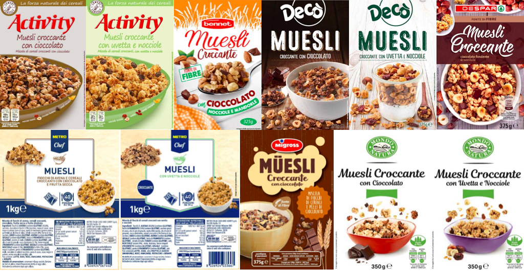 Muesli activity bennet deco despar metro chef migross mondo natura - richiamo 21/08/2023