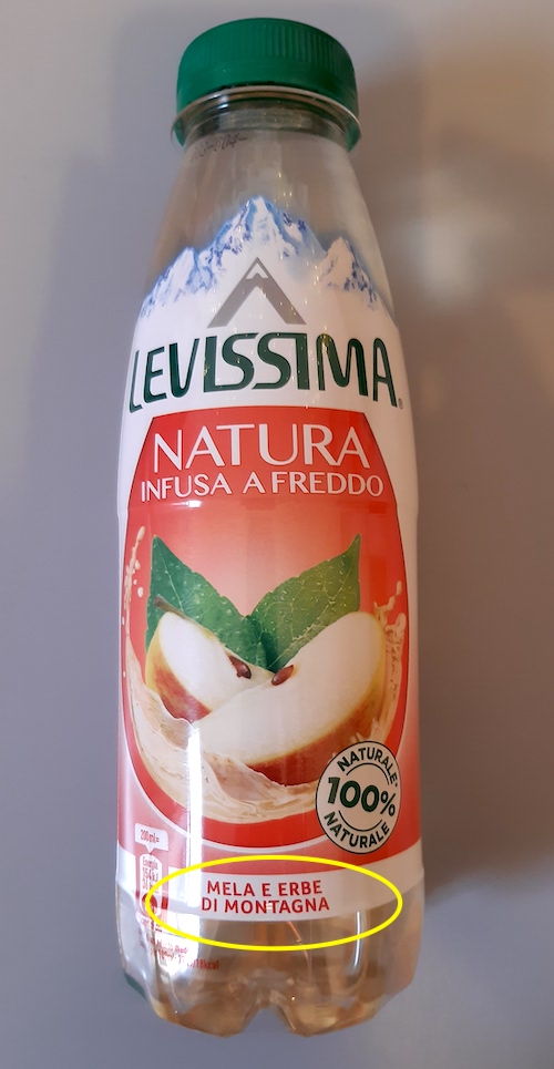 Levissima Natura mela e erbe di montagna