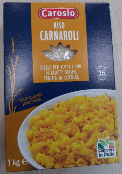 Riso Carnaroli Carosio Lidl - richiamo 06/10/2023