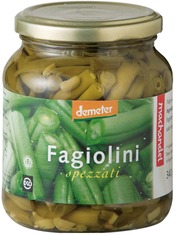 Bio fagiolini spezzati Demeter richiamo 15.11.2023