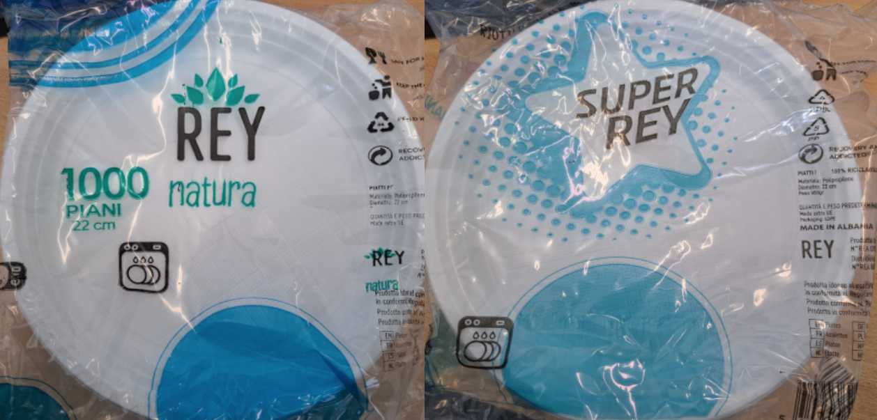 Piatti plastica Rey Natura Super Rey richiamo 26.01.2024