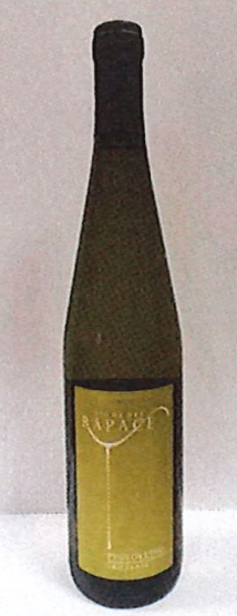 Pignoletto DOP Vigne del Rapace richiamo 17.01.2024