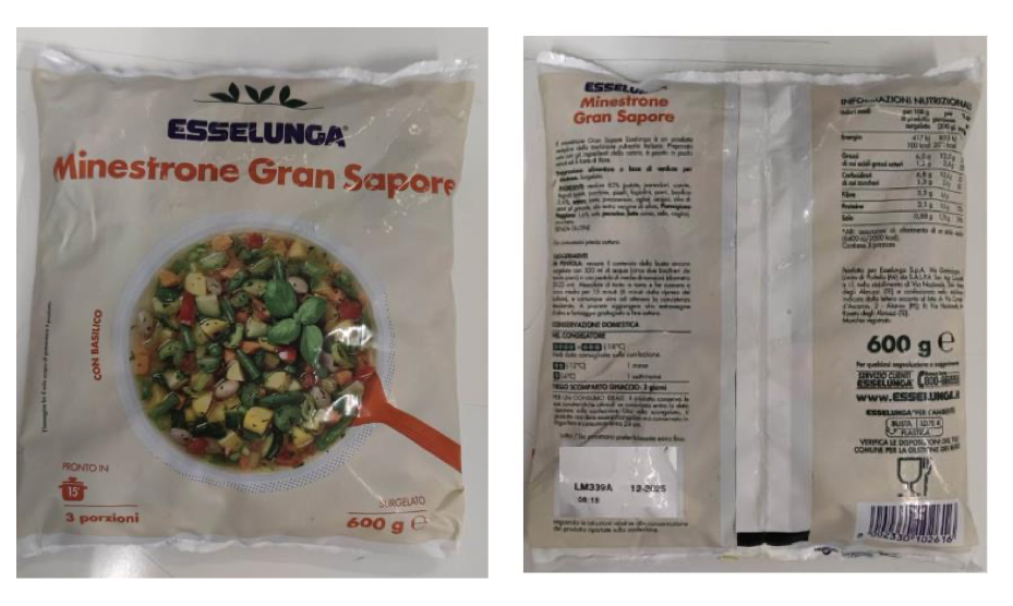 Minestrone surgelato Esselunga
