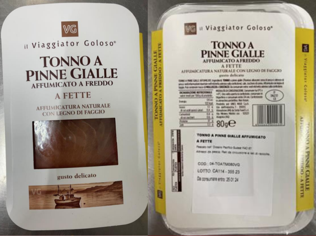 Tonno affumicato Il Viaggiator Goloso richiamo 31.01.2024