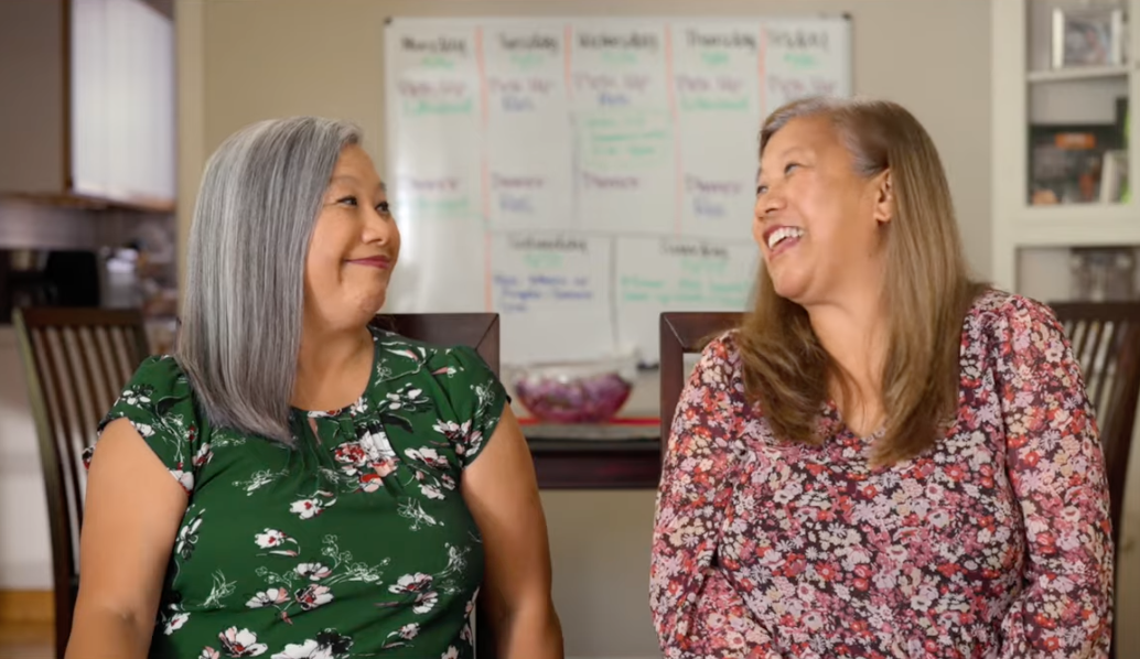 Una delle coppie di gemelle che hanno partecipato allo studio sulla dieta