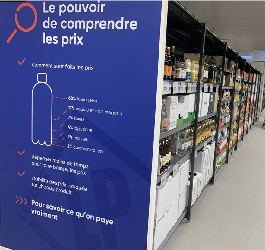 Leader price Francia cartello prezzi 