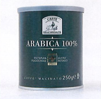 Caffè macinato arabica Arte delle Specialità richiamo 06.02.2024