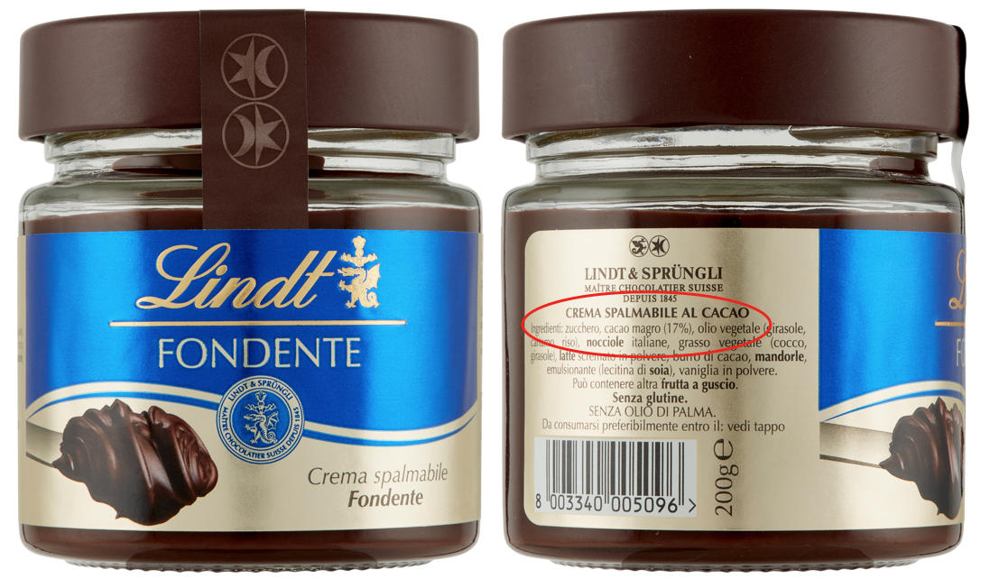 Crema spalmabile fondente Lindt