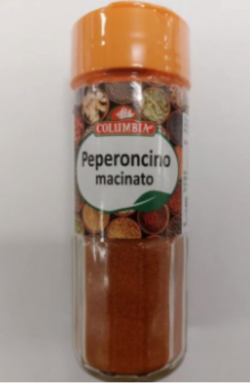 Peperoncino macinato Columbia richiamo 06.02.2024