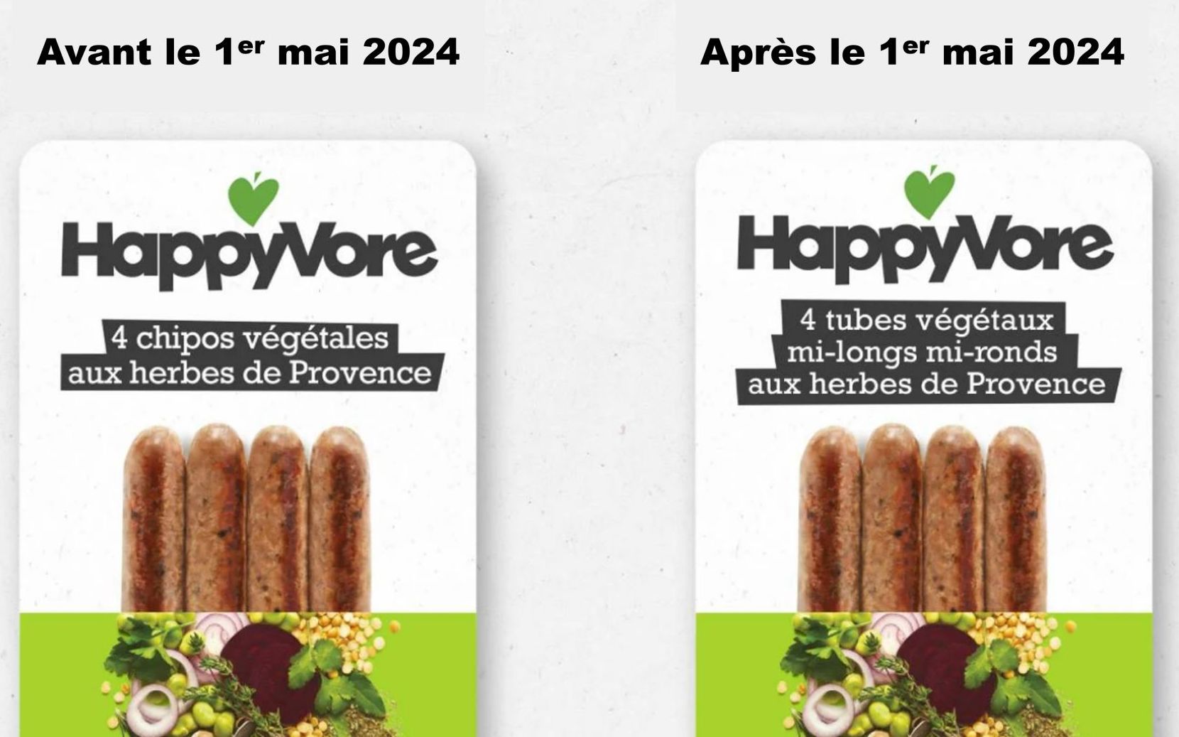 happyvore chipos tubes francia salsicce vegetali 2024 Cedric Meston meat sounding