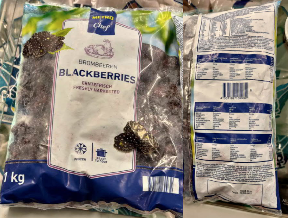 More di gelso Metro Chef richiamo 01.03.2024