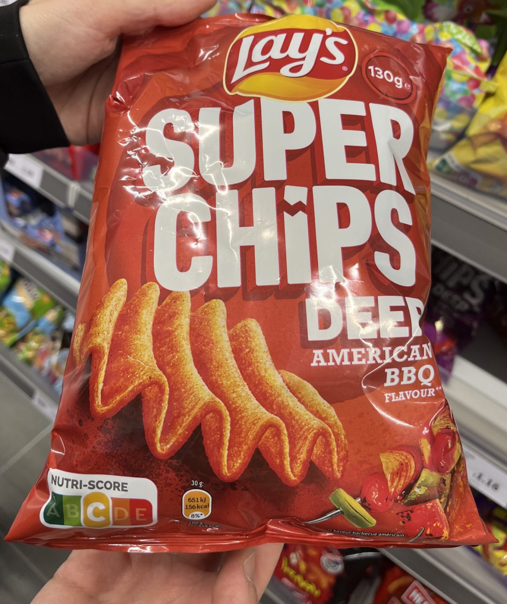Nutri-Score Lay's Super Chips BBQ Action 03.2024