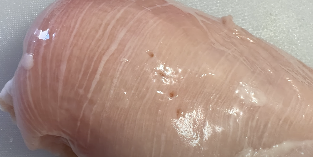 petti di pollo white striping