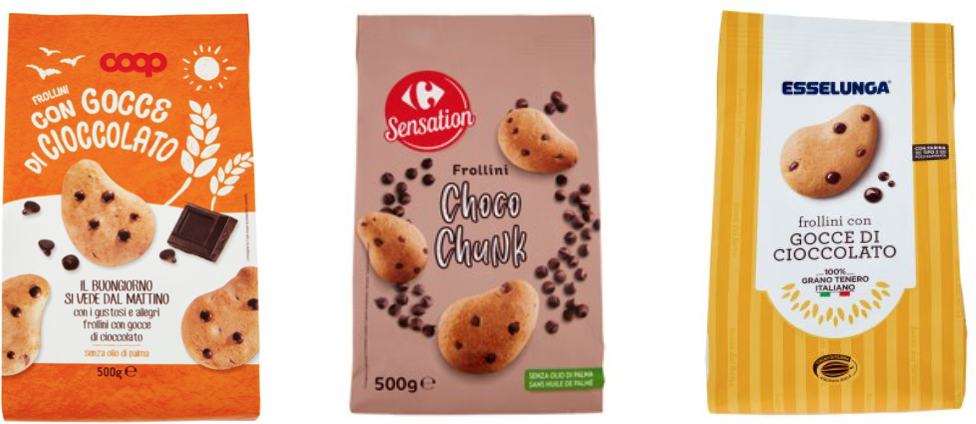 Biscotti imitazioni Gocciole Coop Carrefour Esselunga