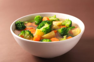 Ciotola di minestrone di verdure