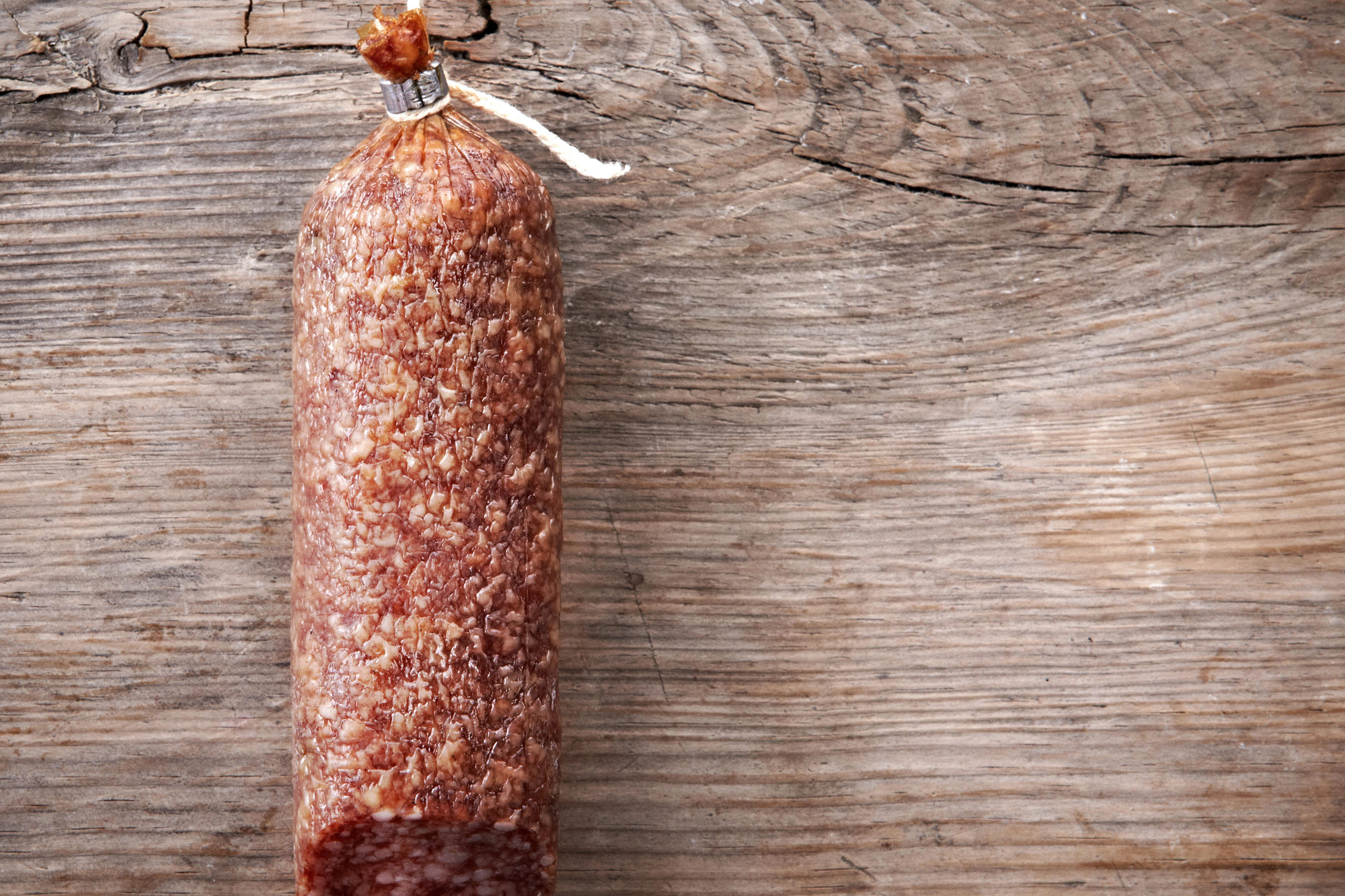 Salame appeso; concept: salumi