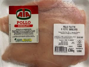 Pollo Aia surgelato