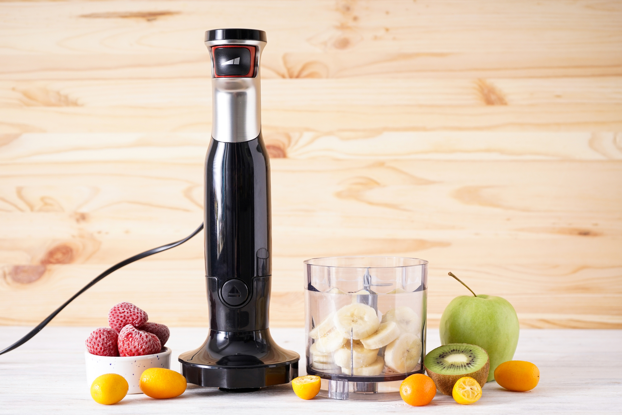 Frullatore o tritatutto da cucina con frutta