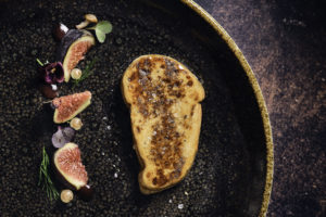 Foie gras coltivato scottato in padella; Credits: Romain Buisson, Gourmey