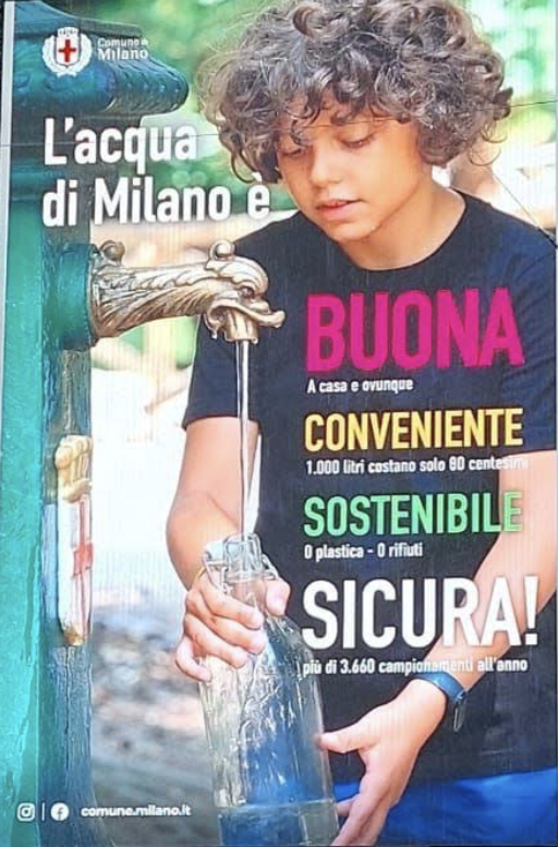 acqua rubinetto comune Milano 